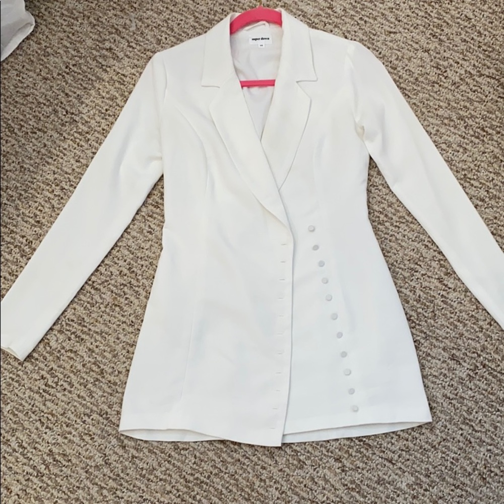 Superdown Armida Button Blazer Dress XS